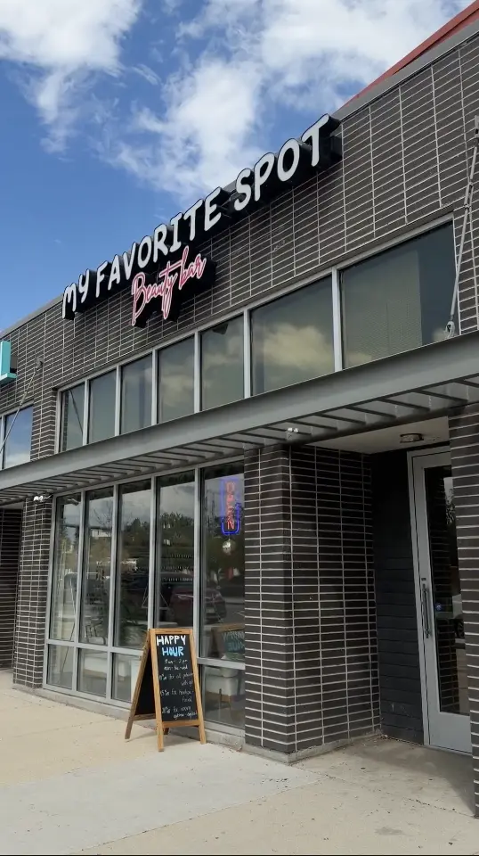 My Favorite Spot Beauty Bar storefront on South Broadway in Denver